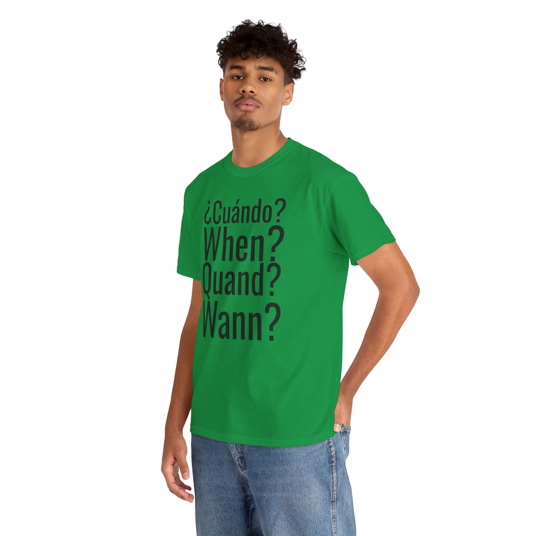 ¿Cuándo? telmyfriends Unisex Heavy Cotton Tee - Image 90