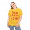 Amor Amour Love telmyfriends Unisex Heavy Cotton Tee - Image 16