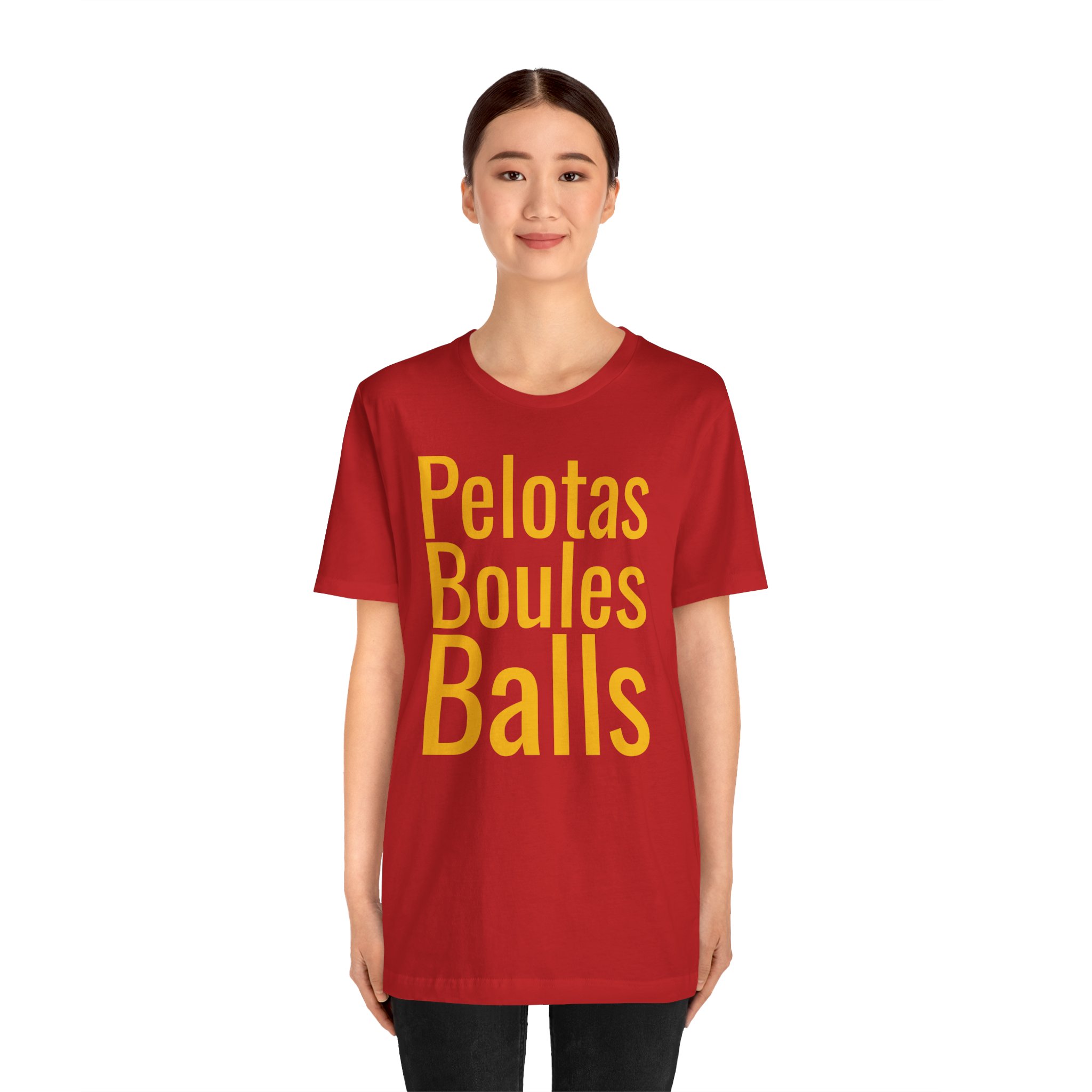 Pelotas telmyfriends Unisex Jersey Short Sleeve Tee - Image 87