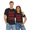 Amor Amour Love telmyfriends Unisex Heavy Cotton Tee - Image 154
