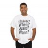¿Cuándo? telmyfriends Unisex Heavy Cotton Tee - Image 8