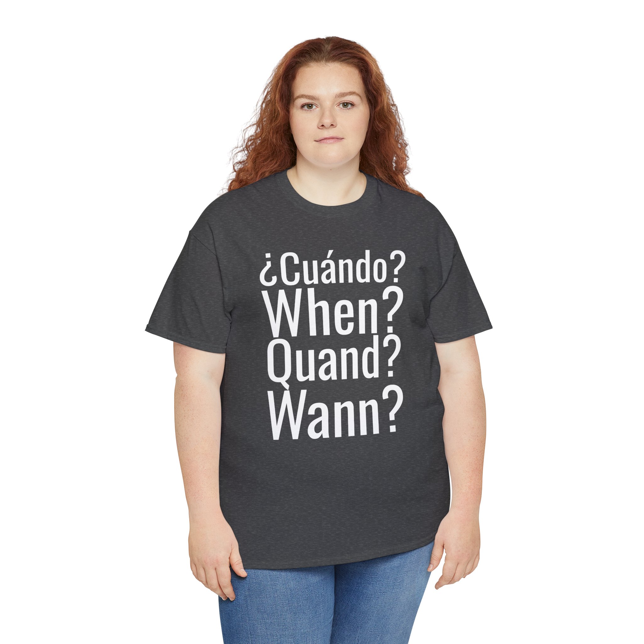 ¿Cuándo? telmyfriends Unisex Heavy Cotton Tee - Image 103