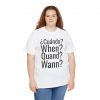 ¿Cuándo? telmyfriends Unisex Heavy Cotton Tee - Image 7