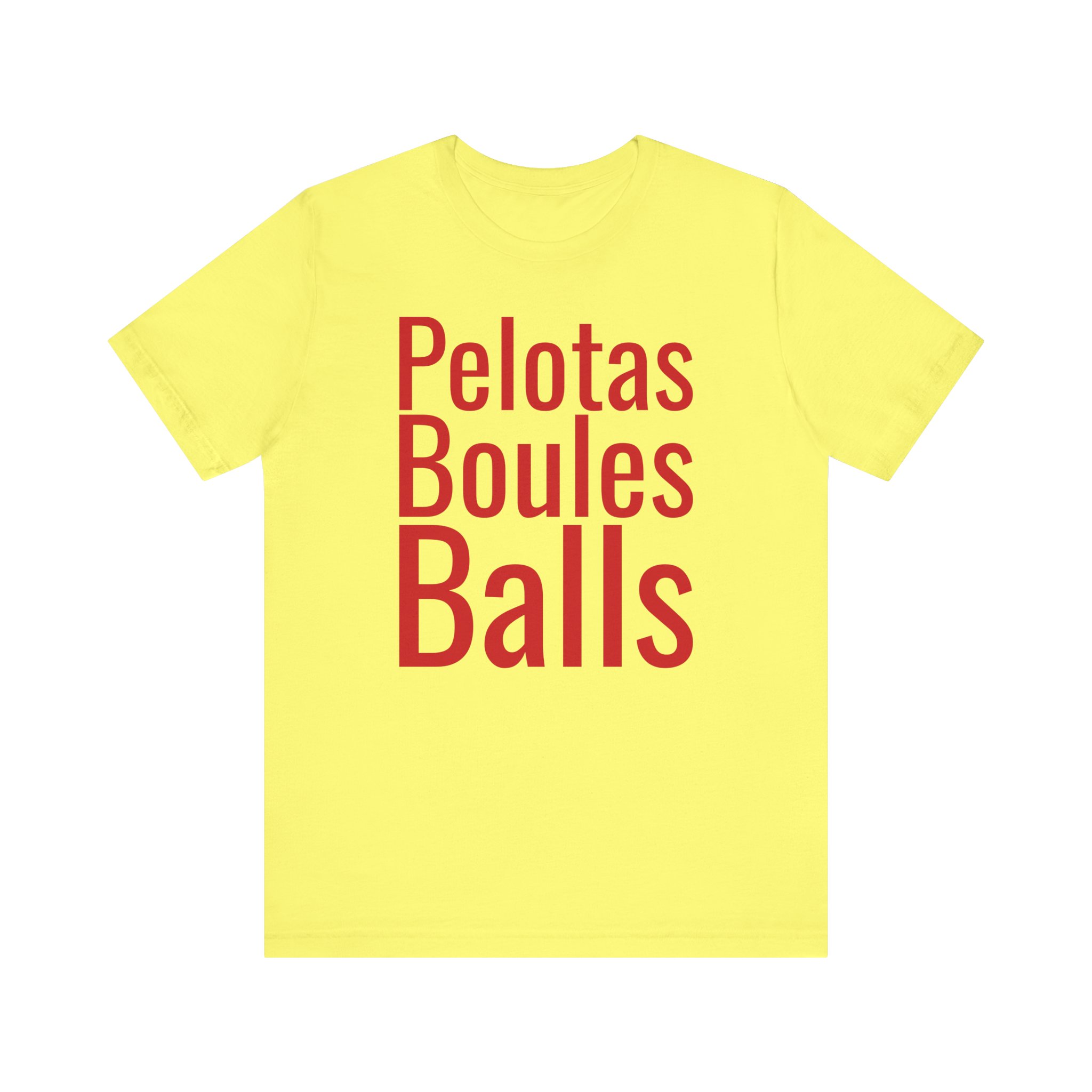 Pelotas telmyfriends Unisex Jersey Short Sleeve Tee - Image 133