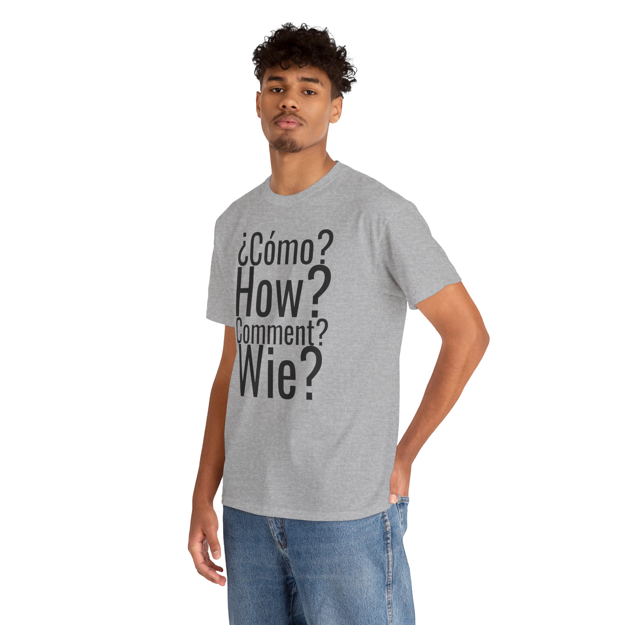 ¿Cómo? telmyfriends Unisex Heavy Cotton Tee - Image 30