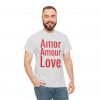 Amor Amour Love telmyfriends Unisex Heavy Cotton Tee - Image 5