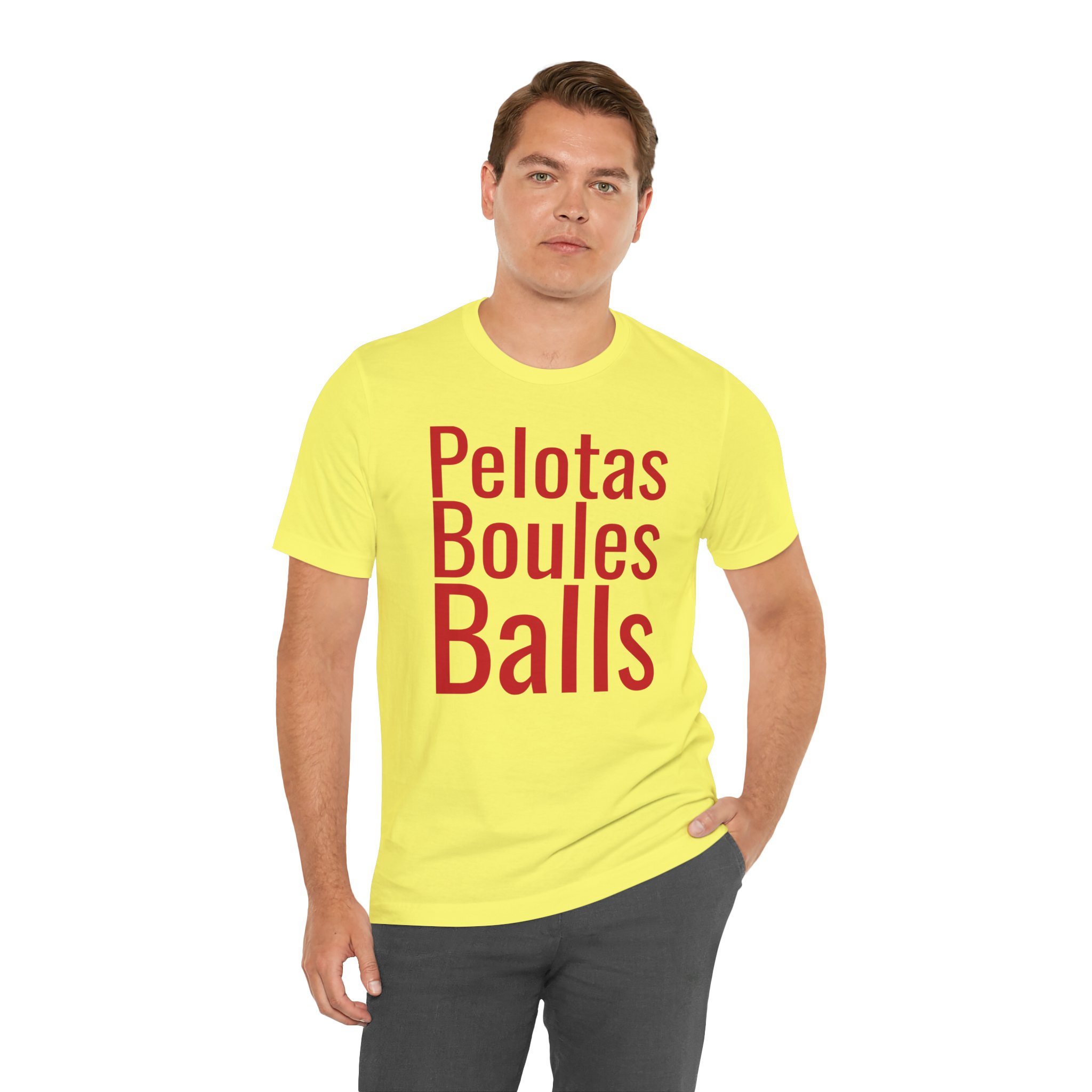 Pelotas telmyfriends Unisex Jersey Short Sleeve Tee - Image 138