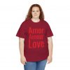 Amor Amour Love telmyfriends Unisex Heavy Cotton Tee - Image 163