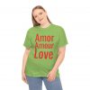 Amor Amour Love telmyfriends Unisex Heavy Cotton Tee - Image 172