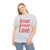 Amor Amour Love telmyfriends Unisex Heavy Cotton Tee - Image 4