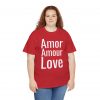 Amor Amour Love telmyfriends Unisex Heavy Cotton Tee - Image 115
