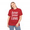 Amor Amour Love telmyfriends Unisex Heavy Cotton Tee - Image 112