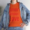 Amor Amour Love telmyfriends Unisex Heavy Cotton Tee - Image 93