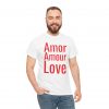 Amor Amour Love telmyfriends Unisex Heavy Cotton Tee - Image 137