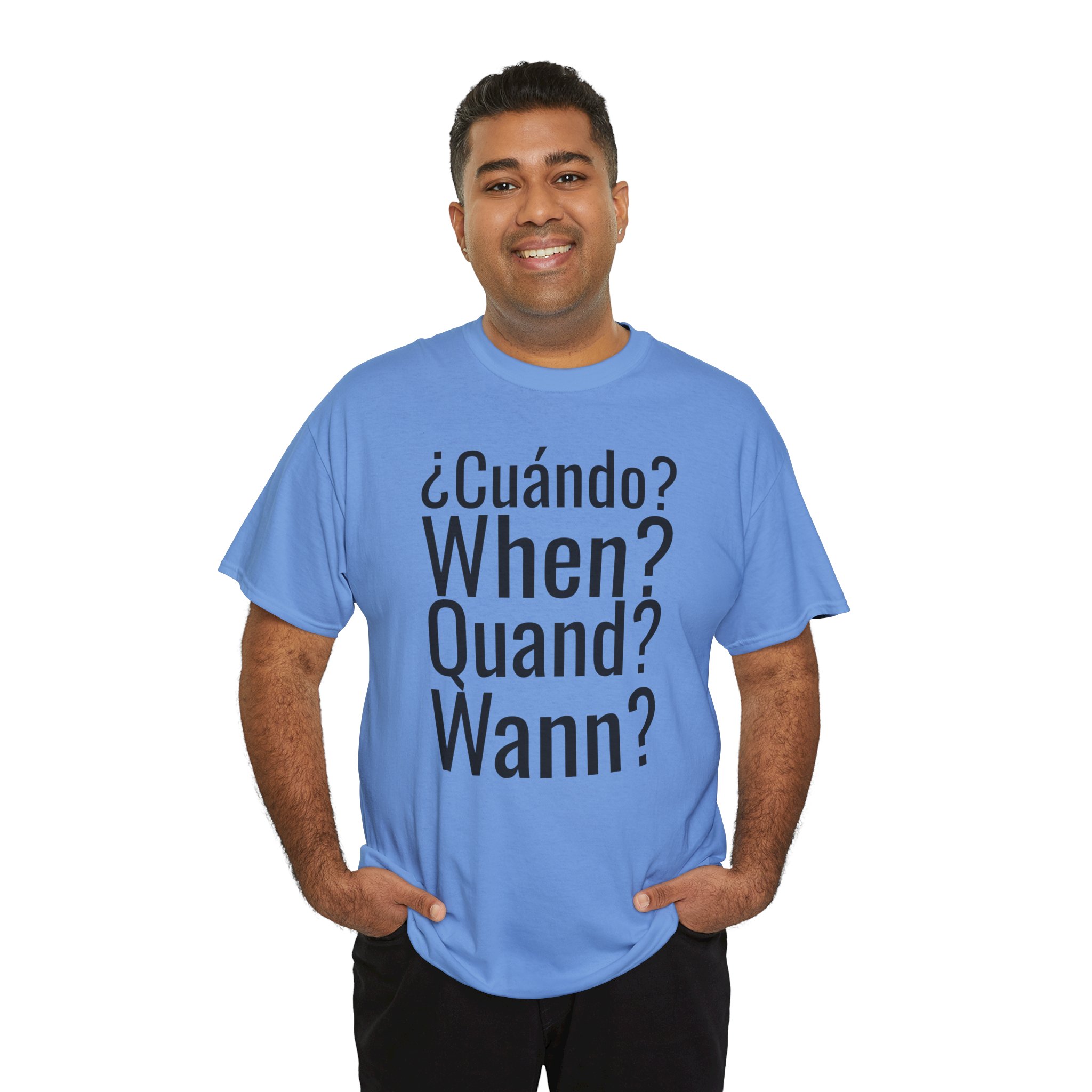 ¿Cuándo? telmyfriends Unisex Heavy Cotton Tee - Image 128