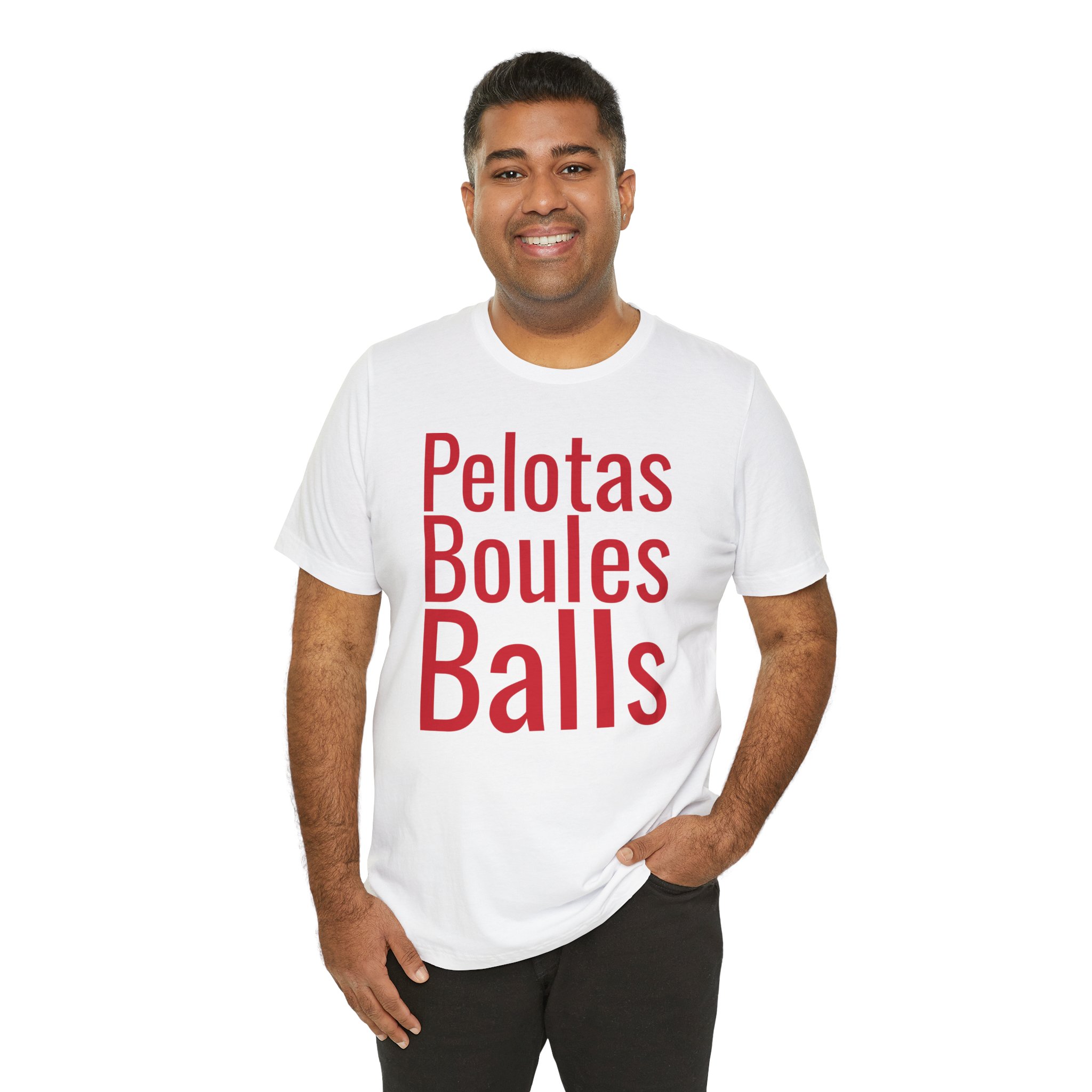 Pelotas telmyfriends Unisex Jersey Short Sleeve Tee - Image 128