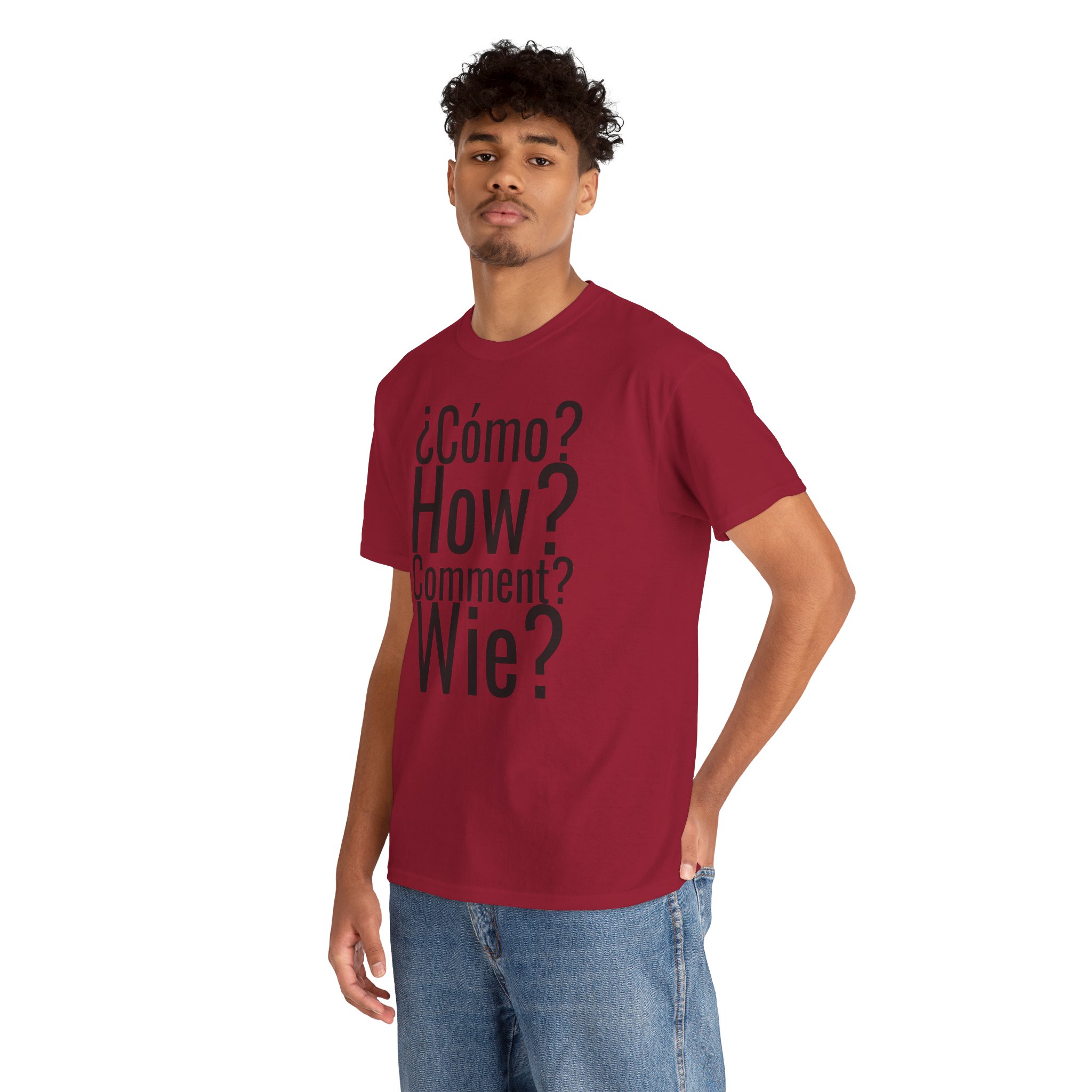 ¿Cómo? telmyfriends Unisex Heavy Cotton Tee - Image 174