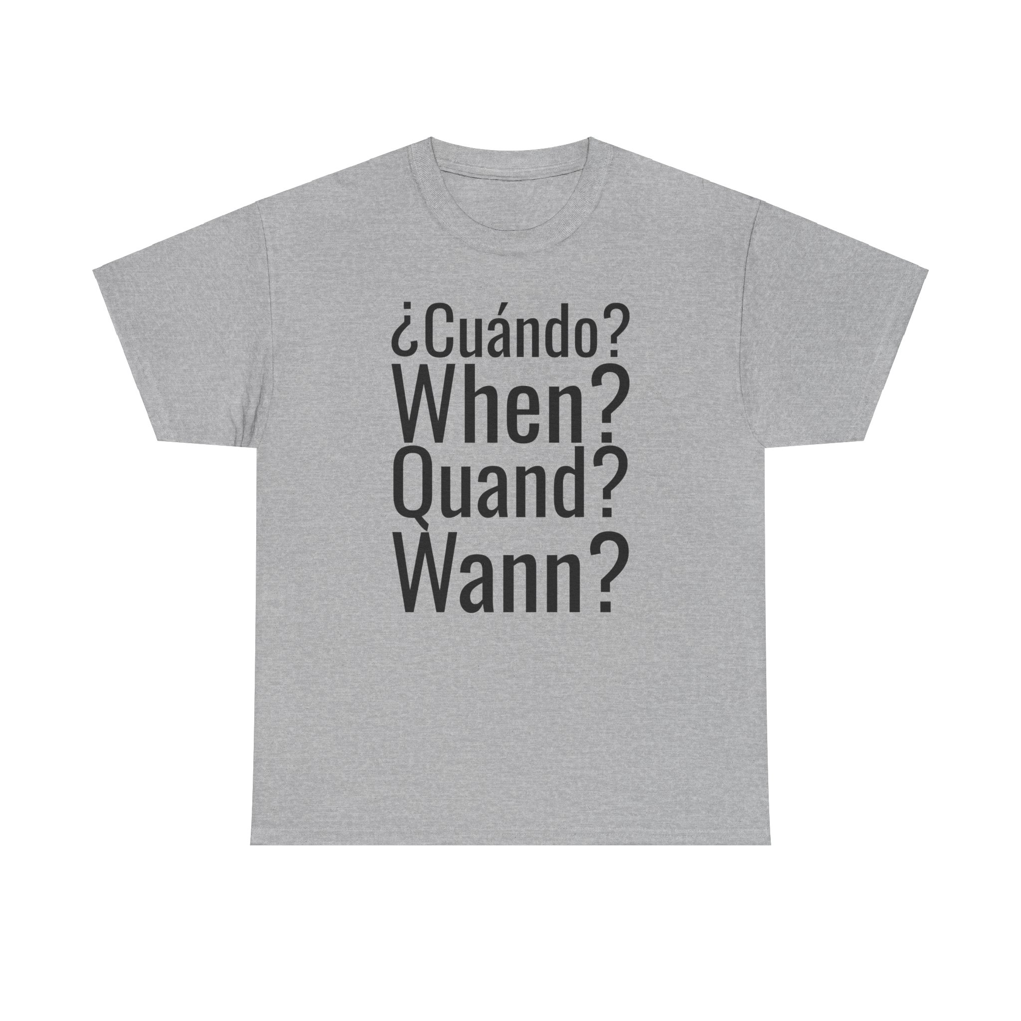 ¿Cuándo? telmyfriends Unisex Heavy Cotton Tee - Image 25