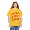 Amor Amour Love telmyfriends Unisex Heavy Cotton Tee - Image 19