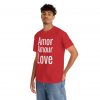 Amor Amour Love telmyfriends Unisex Heavy Cotton Tee - Image 114
