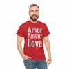 Amor Amour Love telmyfriends Unisex Heavy Cotton Tee - Image 113