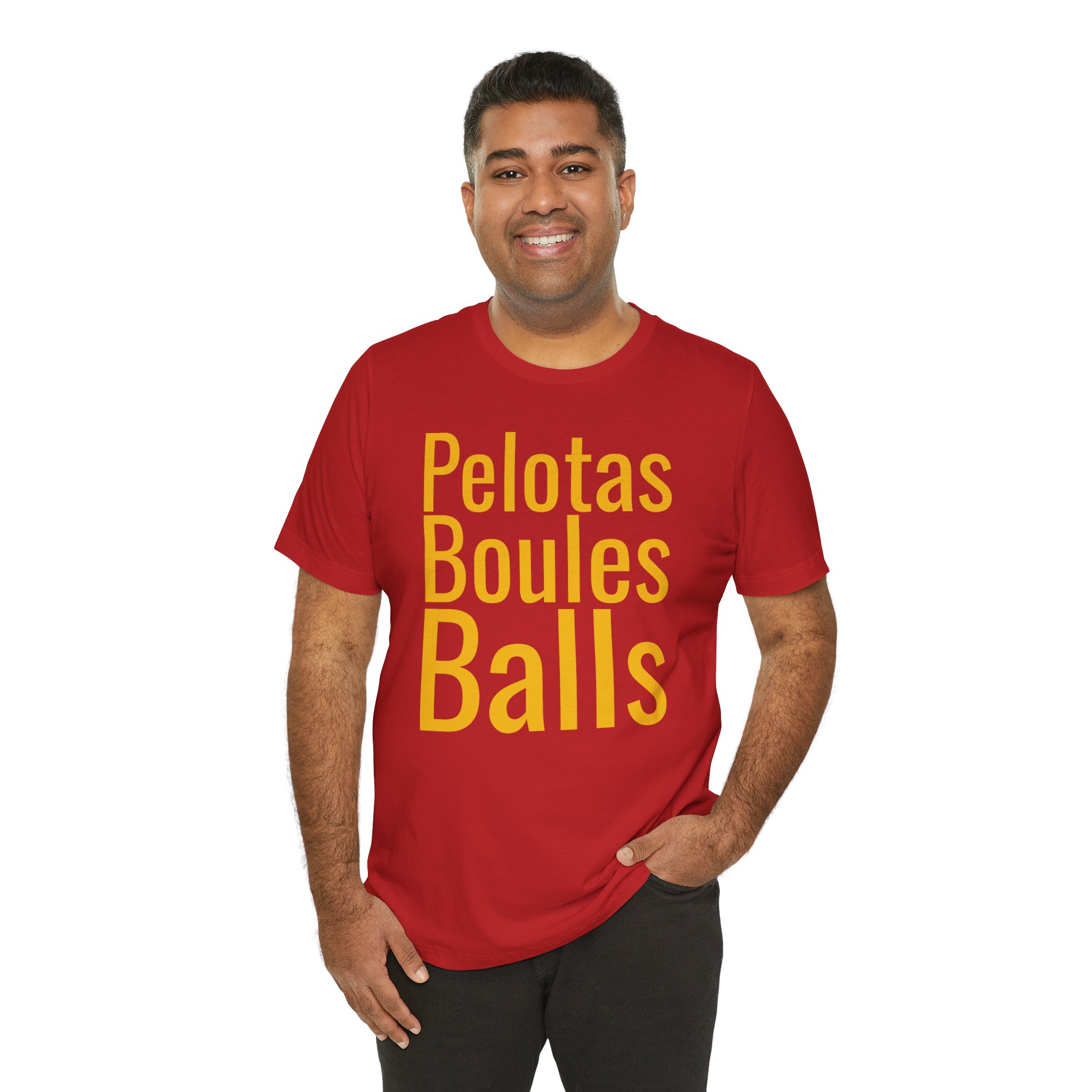 Pelotas telmyfriends Unisex Jersey Short Sleeve Tee - Image 92