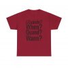 ¿Cuándo? telmyfriends Unisex Heavy Cotton Tee - Image 169