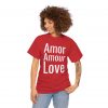 Amor Amour Love telmyfriends Unisex Heavy Cotton Tee - Image 111