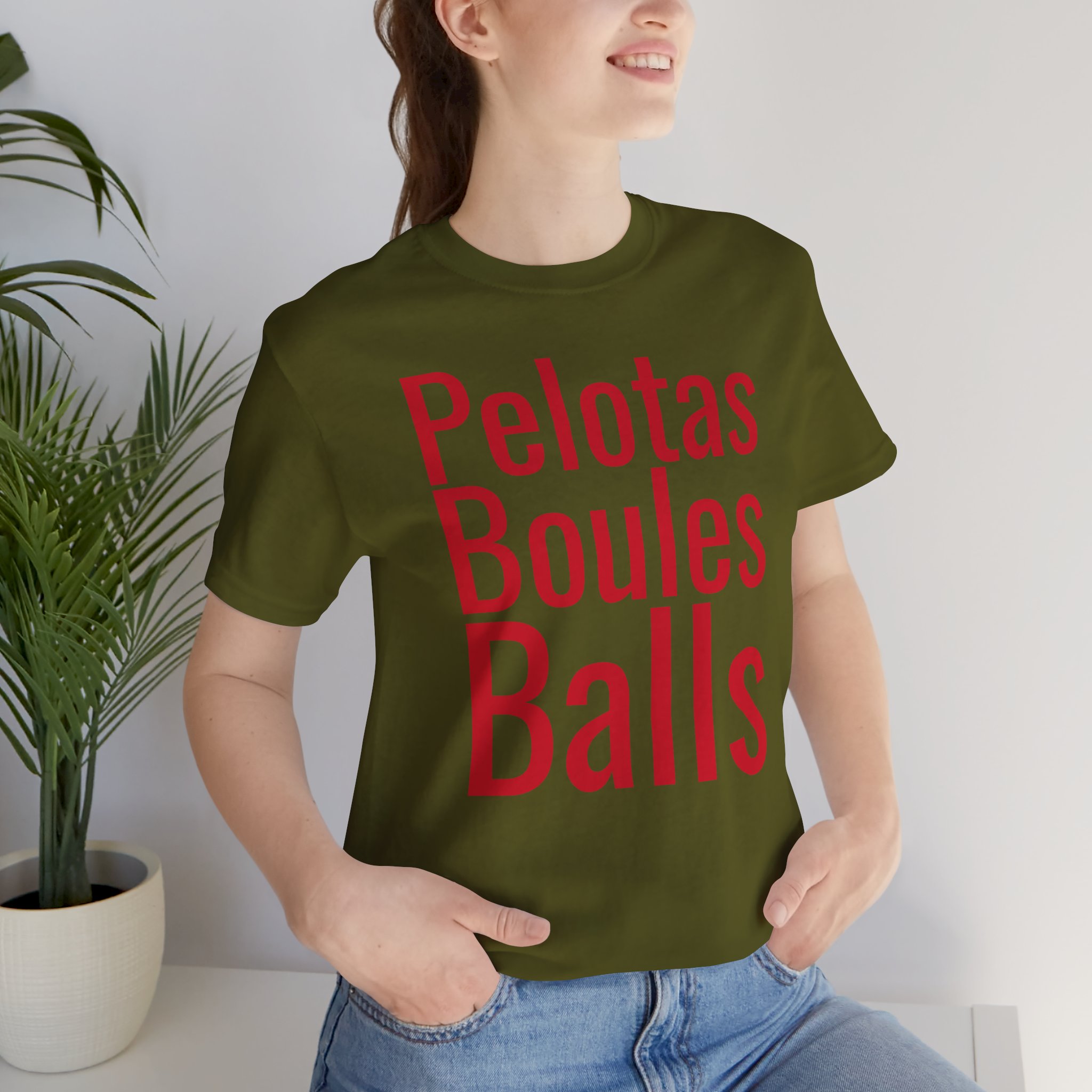 Pelotas telmyfriends Unisex Jersey Short Sleeve Tee - Image 57