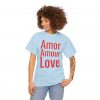 Amor Amour Love telmyfriends Unisex Heavy Cotton Tee - Image 51