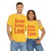 Amor Amour Love telmyfriends Unisex Heavy Cotton Tee - Image 22