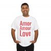 Amor Amour Love telmyfriends Unisex Heavy Cotton Tee - Image 140