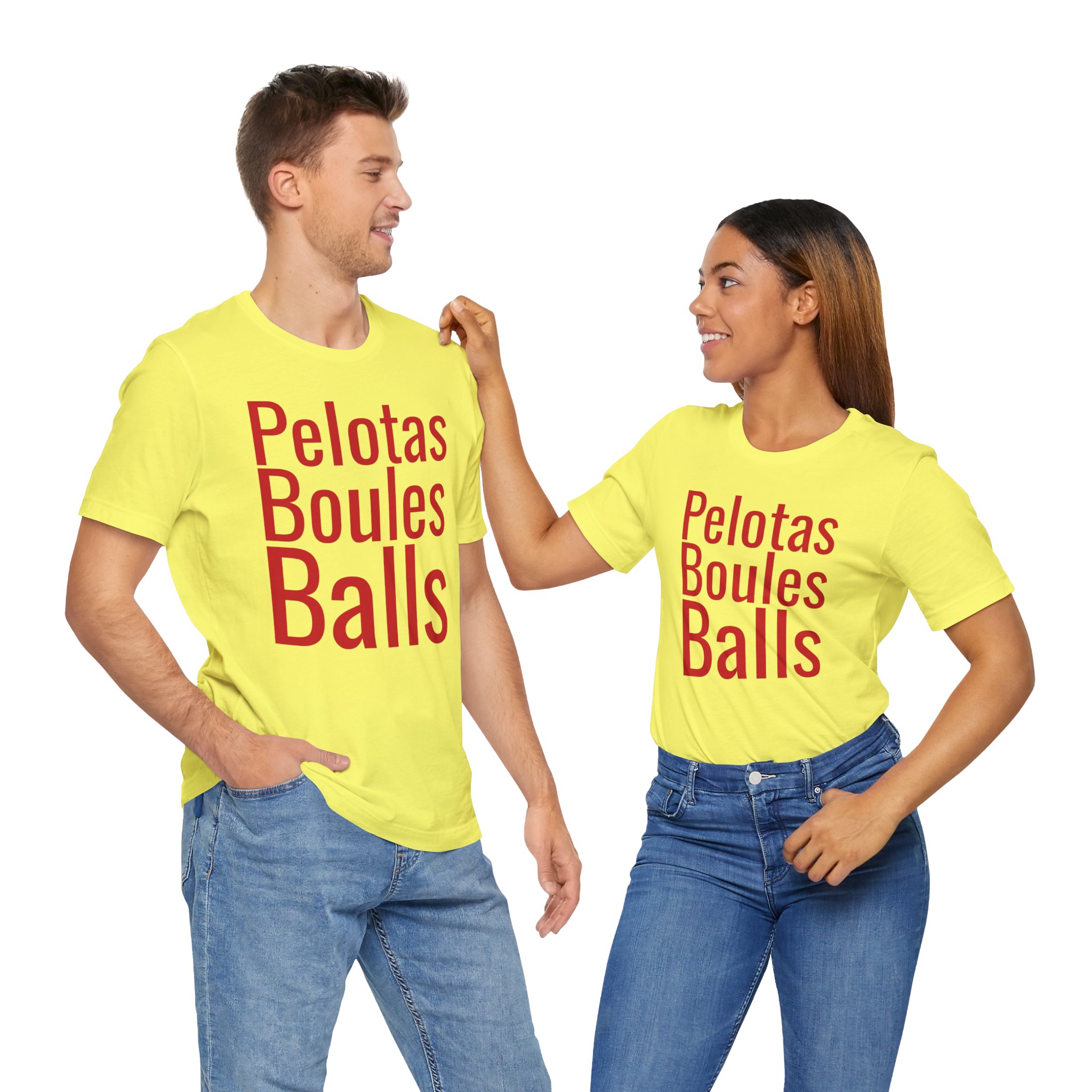 Pelotas telmyfriends Unisex Jersey Short Sleeve Tee - Image 142