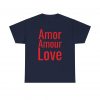 Amor Amour Love telmyfriends Unisex Heavy Cotton Tee - Image 73