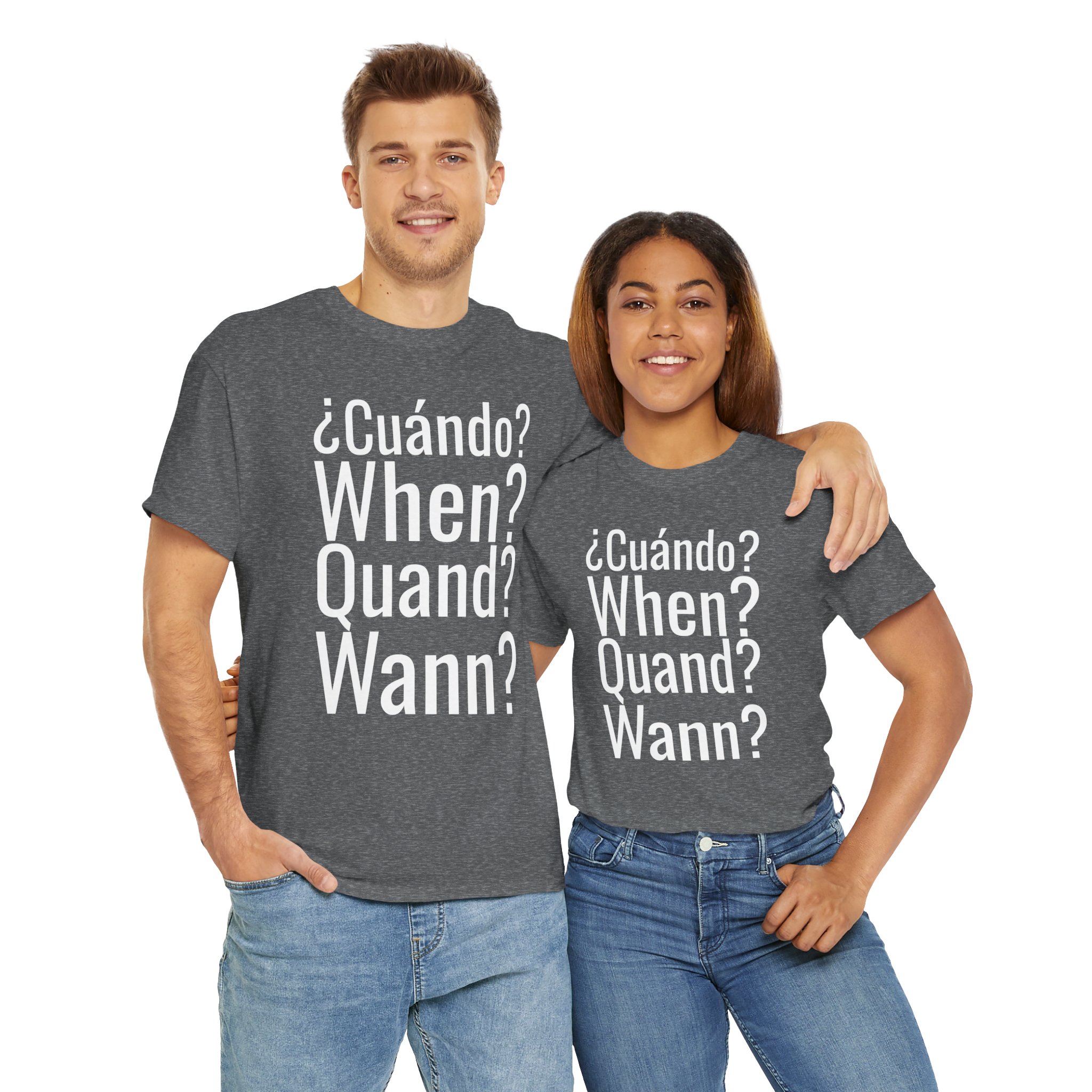 ¿Cuándo? telmyfriends Unisex Heavy Cotton Tee - Image 82