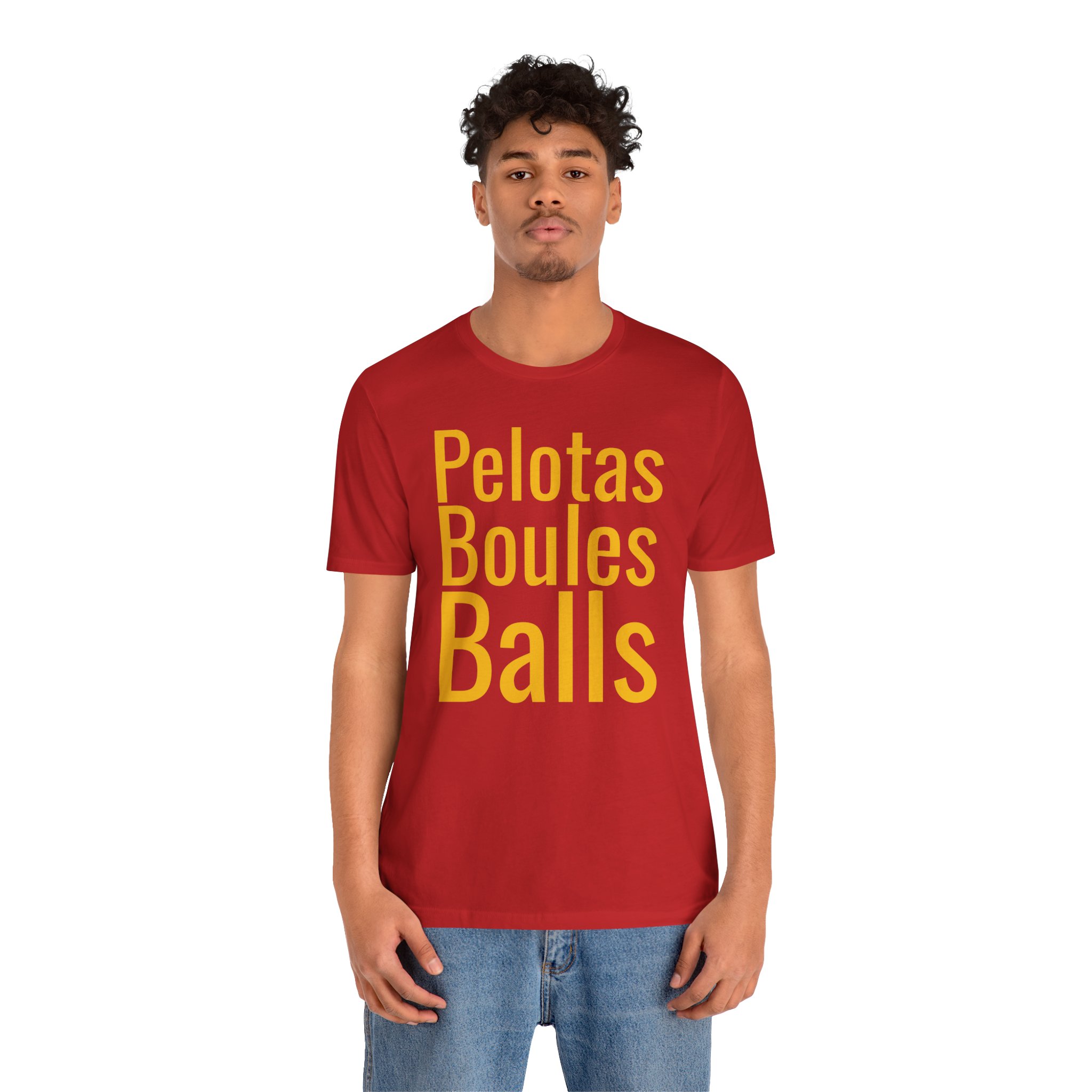 Pelotas telmyfriends Unisex Jersey Short Sleeve Tee - Image 88