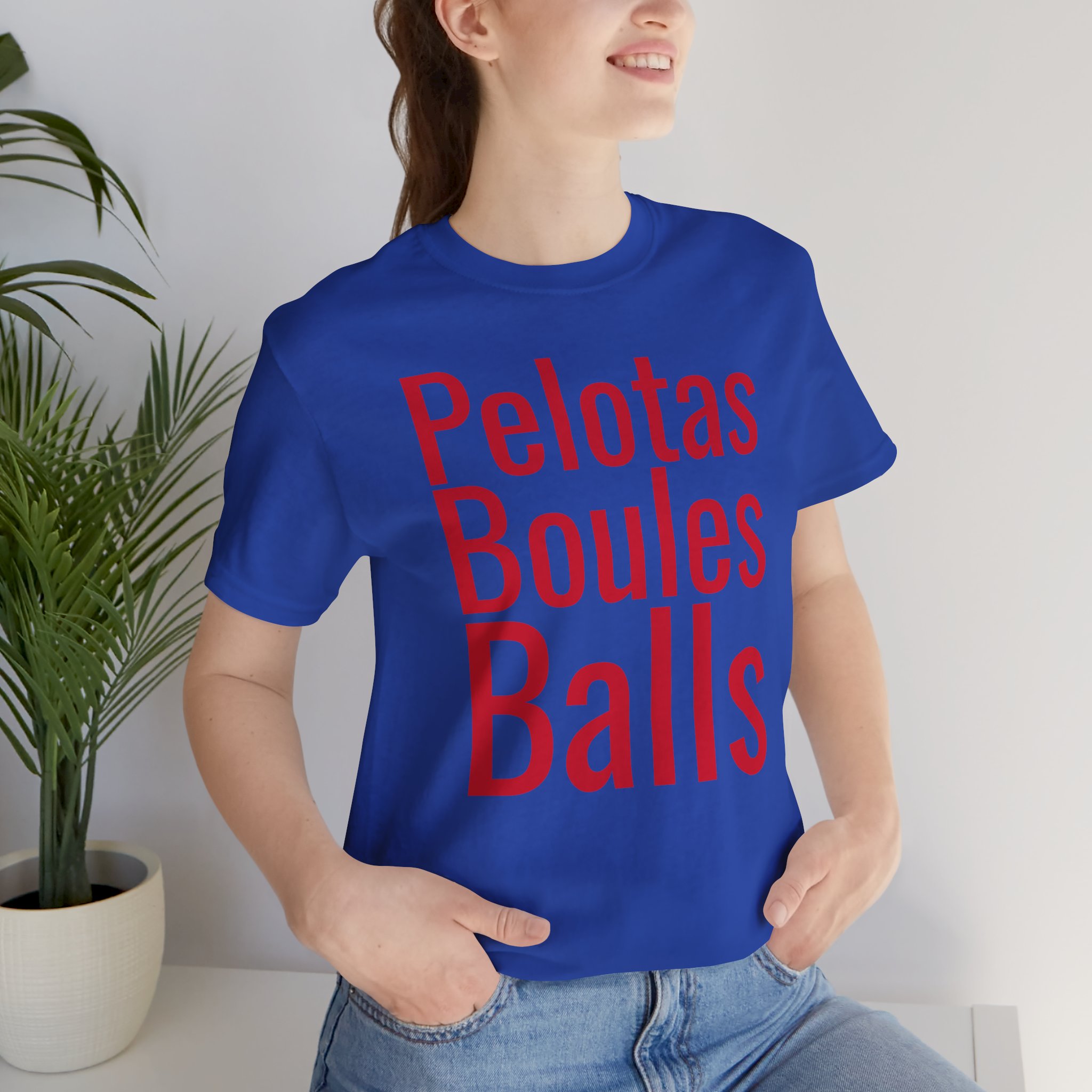 Pelotas telmyfriends Unisex Jersey Short Sleeve Tee - Image 117