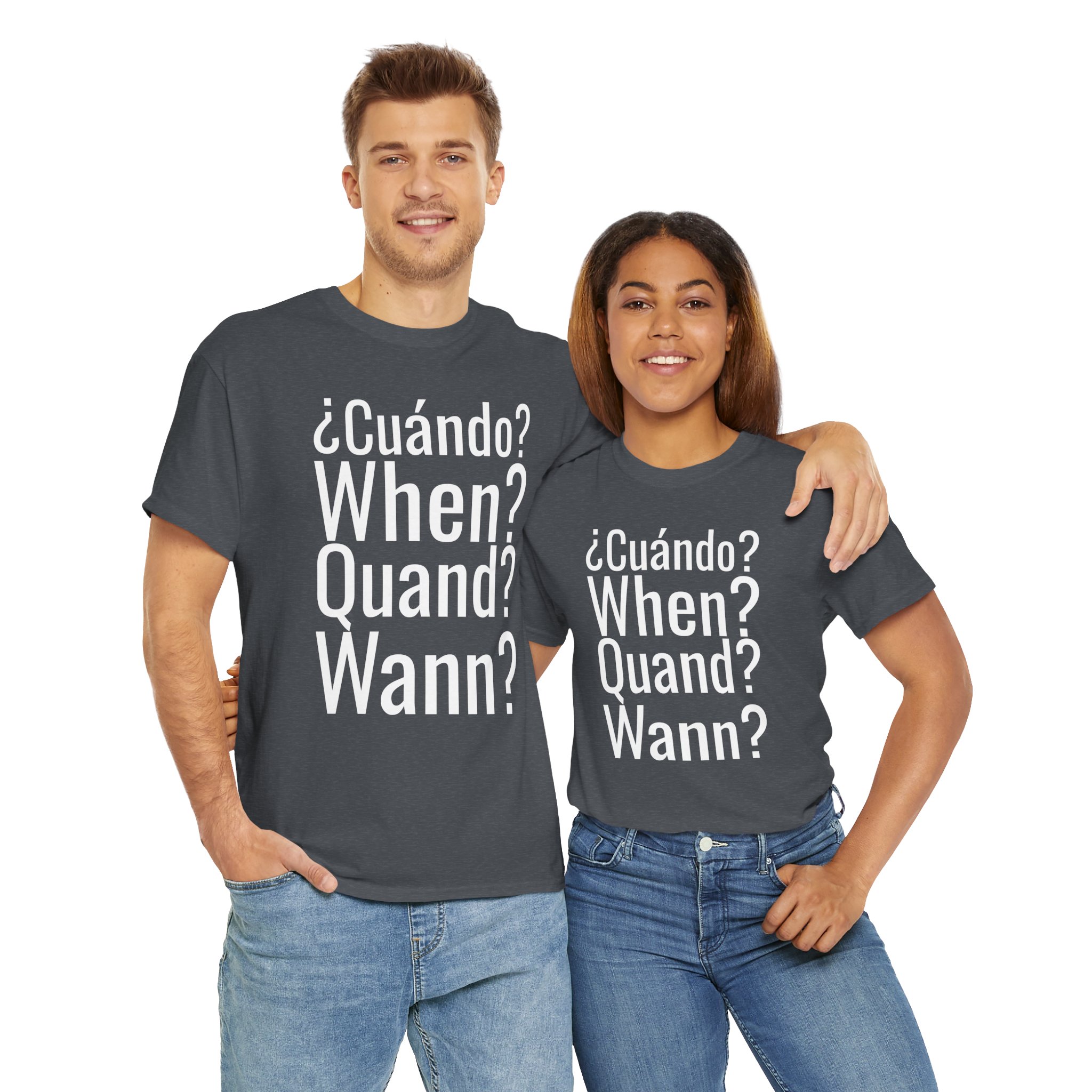 ¿Cuándo? telmyfriends Unisex Heavy Cotton Tee - Image 142