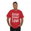 Amor Amour Love telmyfriends Unisex Heavy Cotton Tee - Image 116