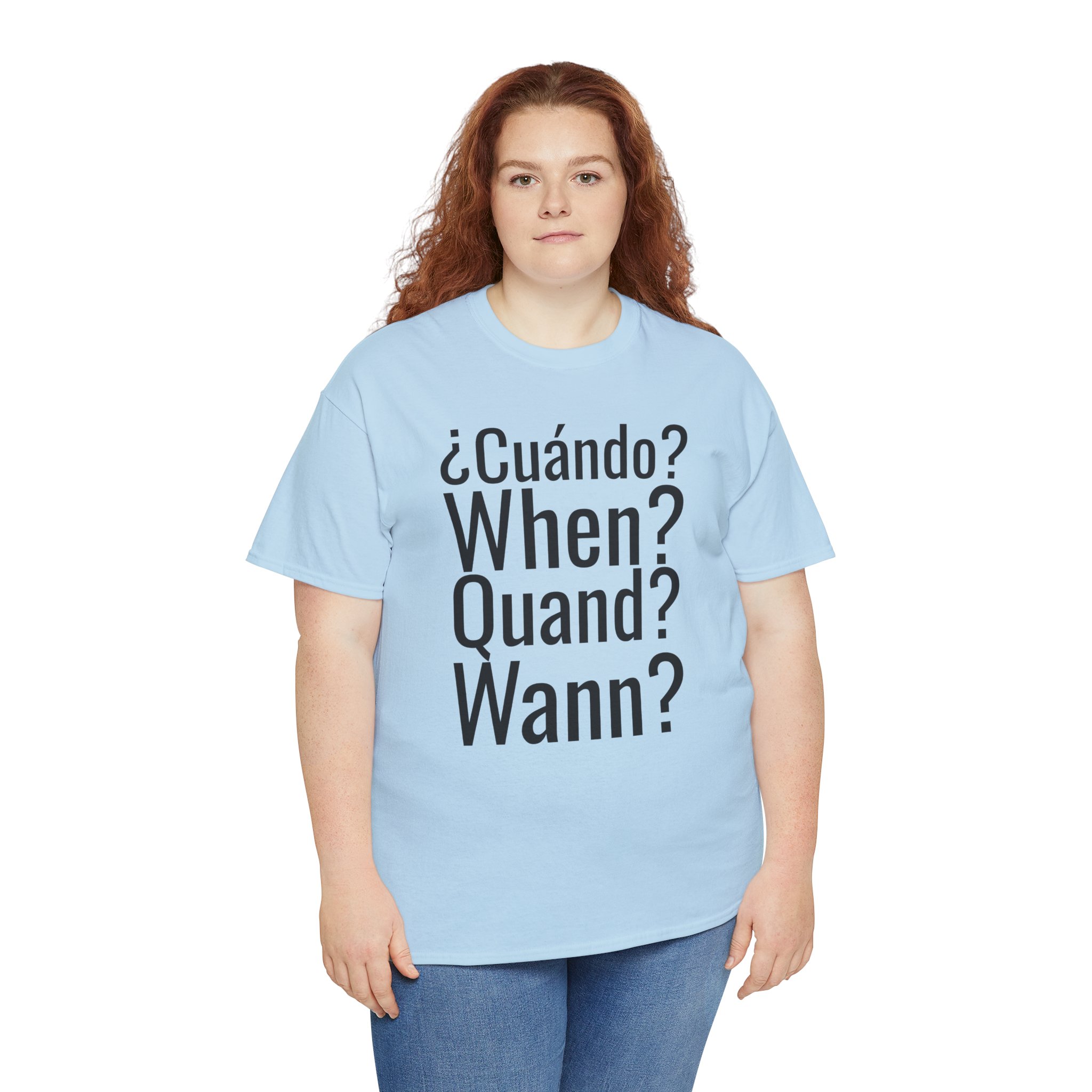 ¿Cuándo? telmyfriends Unisex Heavy Cotton Tee - Image 115
