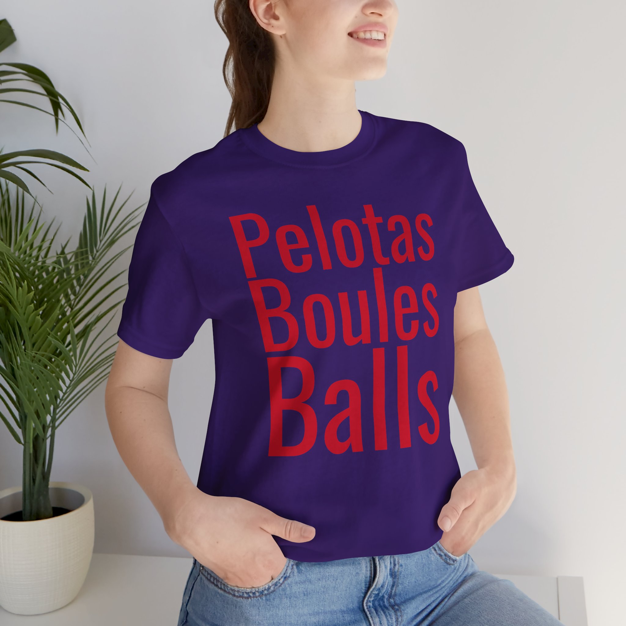 Pelotas telmyfriends Unisex Jersey Short Sleeve Tee - Image 105