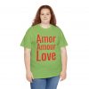 Amor Amour Love telmyfriends Unisex Heavy Cotton Tee - Image 175