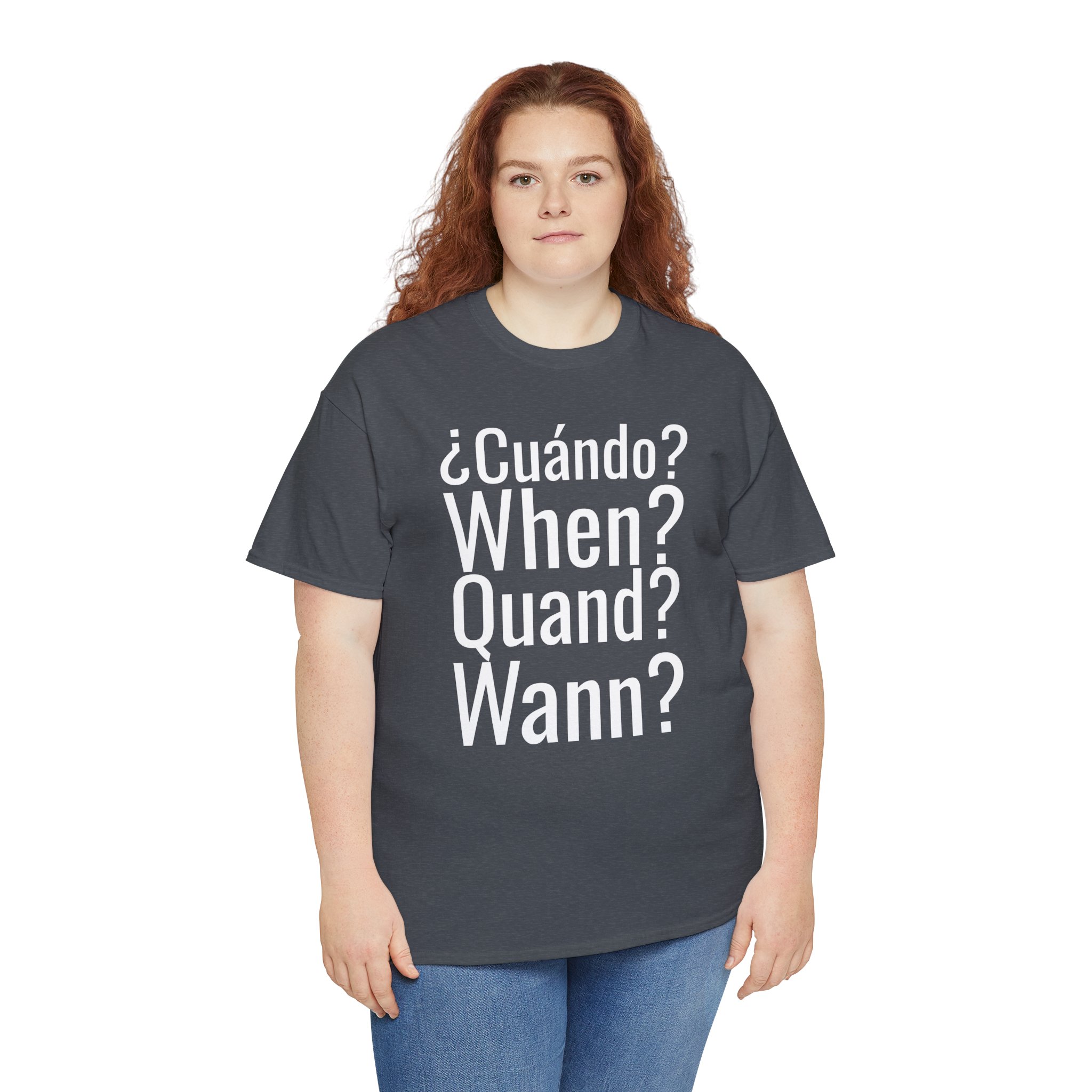 ¿Cuándo? telmyfriends Unisex Heavy Cotton Tee - Image 139