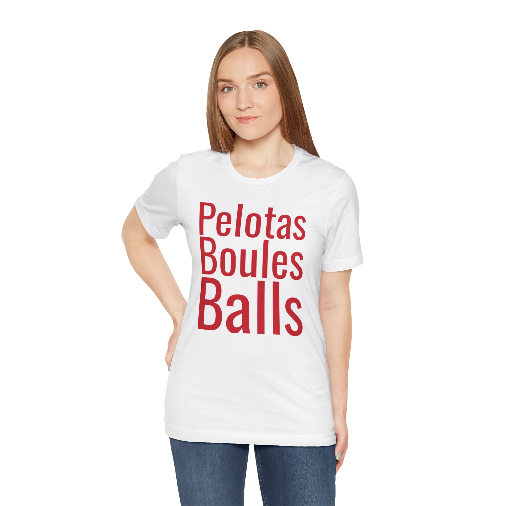 Pelotas telmyfriends Unisex Jersey Short Sleeve Tee - Image 125