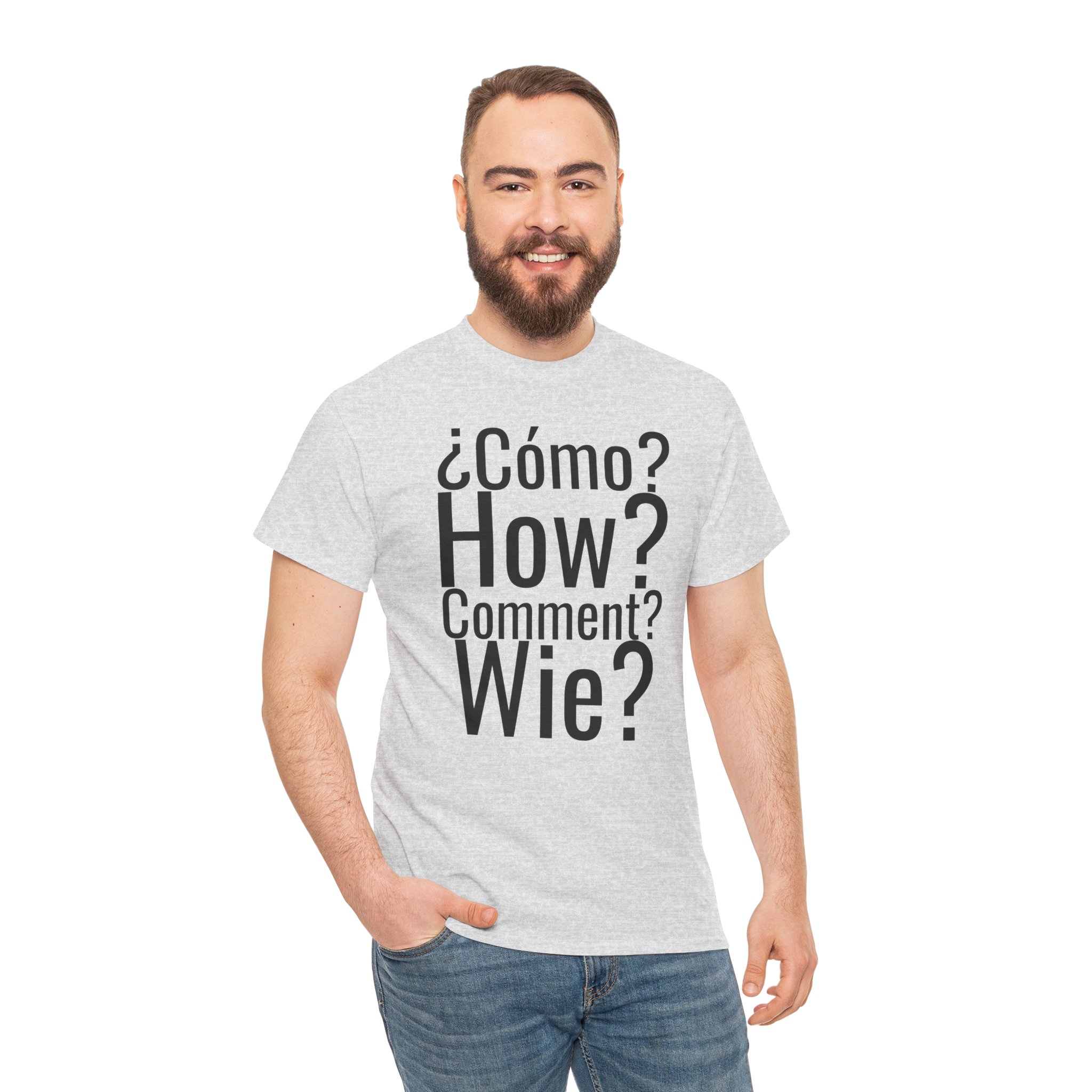¿Cómo? telmyfriends Unisex Heavy Cotton Tee - Image 17