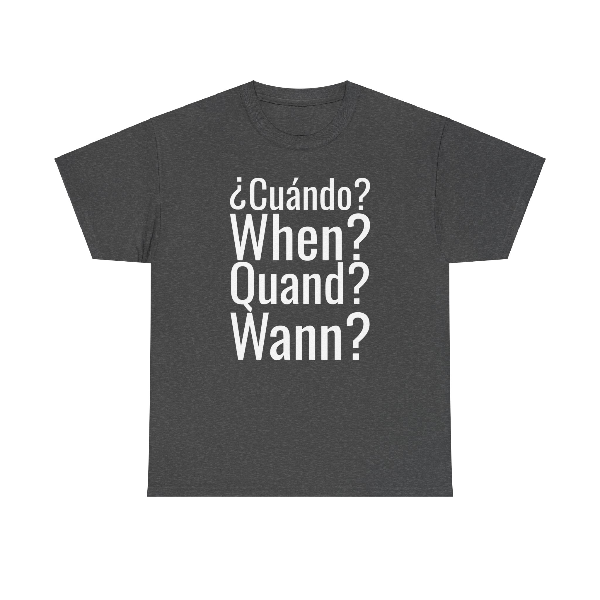 ¿Cuándo? telmyfriends Unisex Heavy Cotton Tee - Image 97