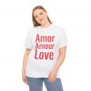 Amor Amour Love telmyfriends Unisex Heavy Cotton Tee - Image 136