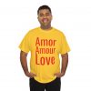 Amor Amour Love telmyfriends Unisex Heavy Cotton Tee - Image 20