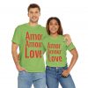 Amor Amour Love telmyfriends Unisex Heavy Cotton Tee - Image 178