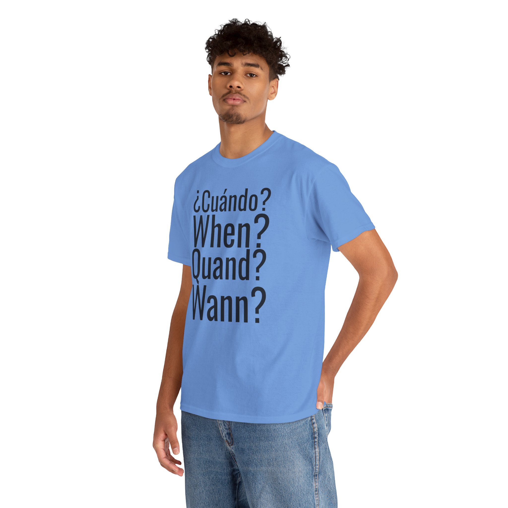 ¿Cuándo? telmyfriends Unisex Heavy Cotton Tee - Image 126